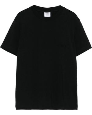 Vetements Logo Fitted T Shirt - Black