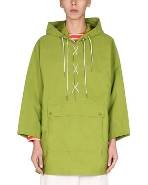 Barbour By Alexachung Tonal Pip Parka - Green
