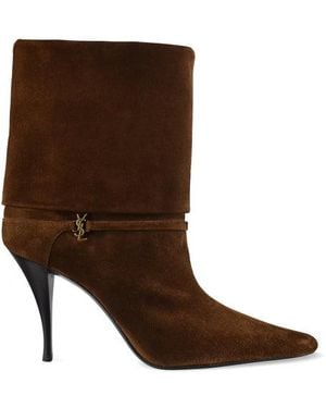 Saint Laurent Niki Boots - Brown