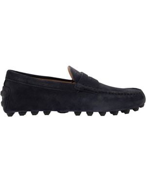 Tod's Suede Moccasin Moccasin - Black