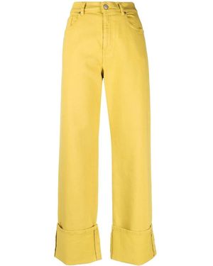 P.A.R.O.S.H. Pantalones Rectos - Amarillo