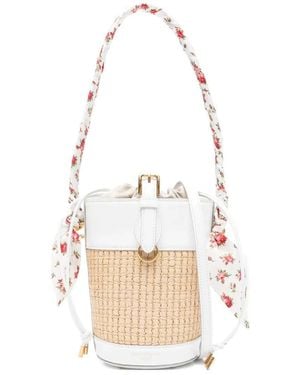 Dolce & Gabbana Bolso Bombonera Capri Con Motivo Floral - Blanco