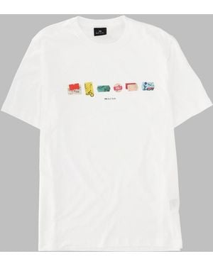 Paul Smith T Shirt Con Stampa - Gray
