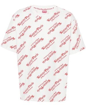 KENZO X Verdy Logo-Print T-Shirt - White