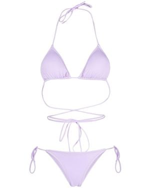 Reina Olga Miami Triangle Bikini Set - Paars