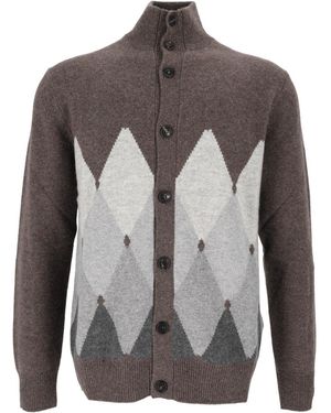 Ballantyne Vest Met Volledige Knoop - Grijs