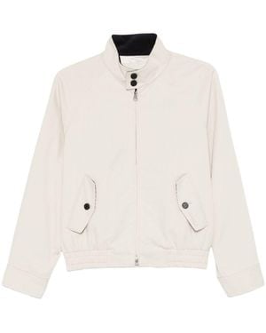 DUNST Cotton Blouson Jacket - White
