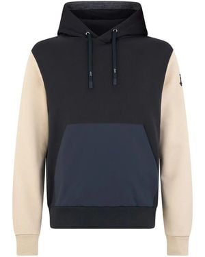 Herno Farbblock-Kapuzenpullover - Blau