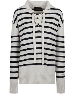 The Seafarer Seeleute Wolle und Kaschmir -Mischpullover - Grau