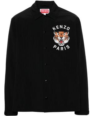 KENZO Lucky Tiger Shirt Jacke - Schwarz