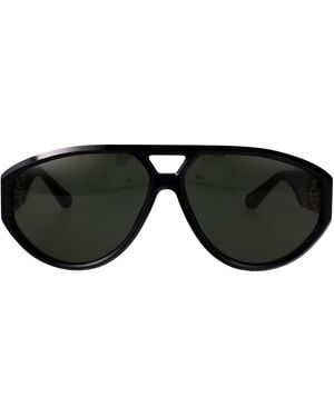 Linda Farrow Acetate Sunglasses - Black
