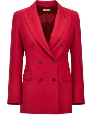 P.A.R.O.S.H. 'Raisa' Blazer - Red