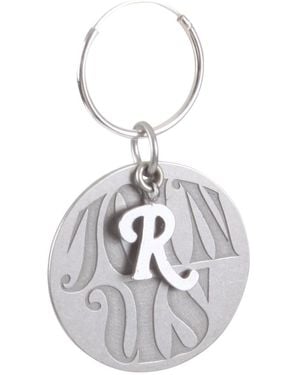 Raf Simons Circle Single Earrings - White