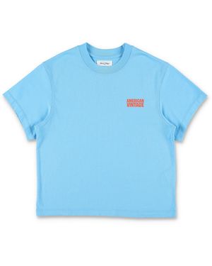 American Vintage T-Shirts und Polos - Blau