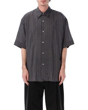 Studio Nicholson Sorono Oversized Short Sleeve Shirt - Grey