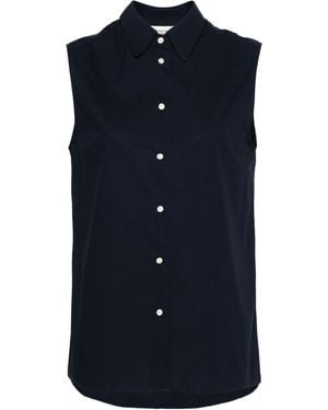 Officine Generale Iseult Ns Pie Dye Co Pop Gots Clothing - Blue