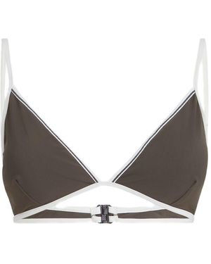 Brunello Cucinelli Monili-Bikinioberteil - Grau
