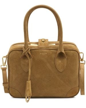 Golden Goose Vita Bag Suede Body Nappa Braided Accessories With Metal Details - Metallic