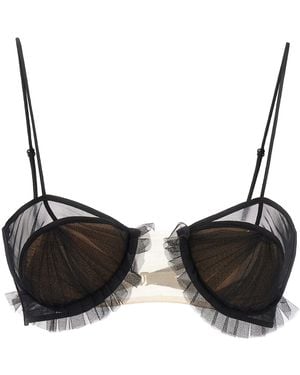 Nensi Dojaka 'Exploding Flower' Bra - Black