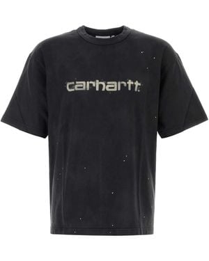 Carhartt Charcoal Cotton S/S Painter T Shirt - Black