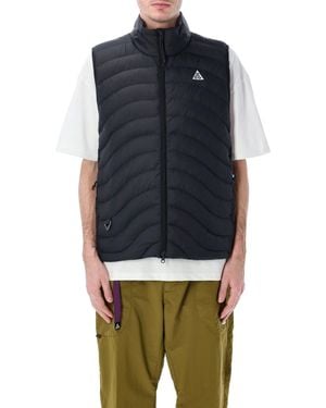 Nike Acg Lava Flow Puffer Vest - Blue