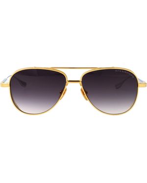 Dita Eyewear Aviator Sunglasses Dts141 A 01 Gld Slv - Blue