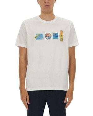 Paul Smith Regular Fit T Shirt - White