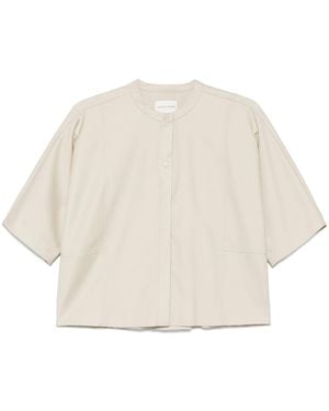 Loulou de Saison Short Sleeved Blouse - Natural
