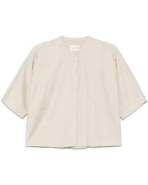 Loulou de Saison Short Sleeved Blouse - Natural