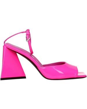 The Attico Ankle Strap Heeled Sandal - Pink