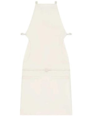 Courreges Mini-Jurk Met Ceintuur - Wit