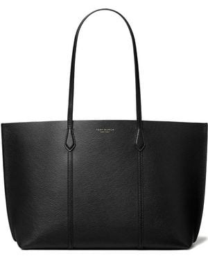 Tory Burch Perry Medium Leather Tote - Black