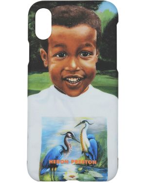 Heron Preston Iphone Iphone Xs Man Pvc Multi Color - Blauw