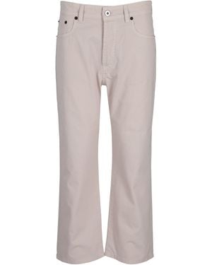 Miu Miu Pantaloni Denim Weiß - Grau
