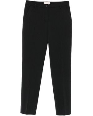 Via Masini 80 Pantaloni A Gamba Dritta - Nero