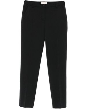 Via Masini 80 A través de pantalones de pierna recta de Masini 80 - Negro