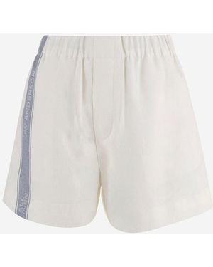 JW Anderson Jw Anderson Short Linen Pants - White