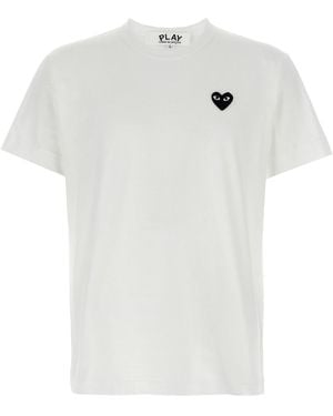 COMME DES GARÇONS PLAY Heart' T Shirt - White