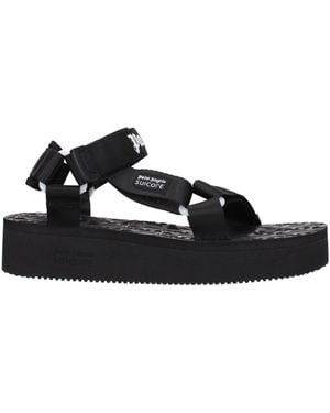 Palm Angels Palm Engelen Sandalen Suicoike Heren Stof Zwart