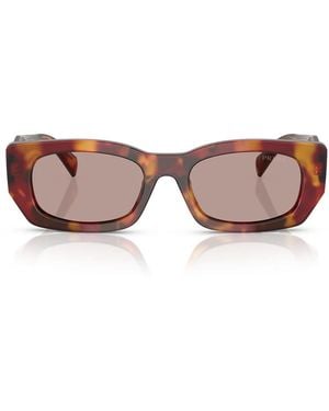 Prada Zonnebril Prb05 S 22 A20 I Poppy Tortoise/lichtpaarsbruin Dames