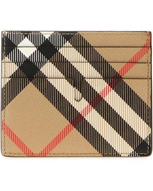 Burberry Printed Canvas Card Holder - Brown