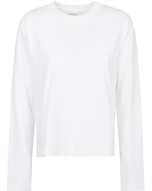 Closed Geschlossener Rundhalspullover aus Bio-Baumwolle - Weiß