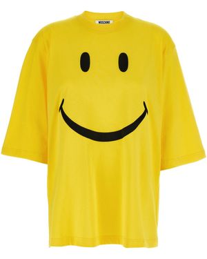 Moschino 'Smiley' T -Shirt - Gelb