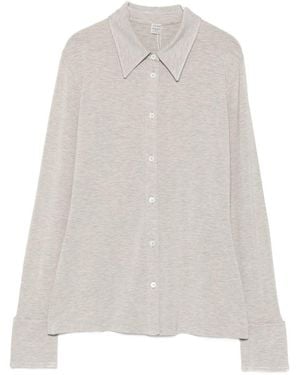 TOTEME Slim Solid Shirt - White