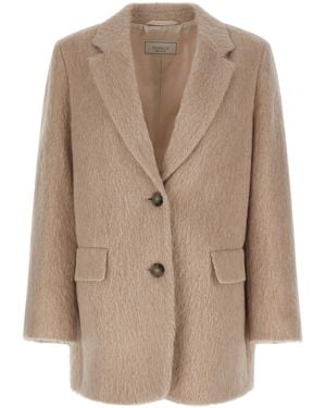 Peserico Peseicico Single Breasted Blazer - Naturel