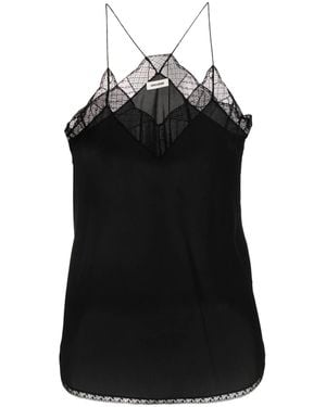 Zadig & Voltaire Christy Cdc Perm - Black