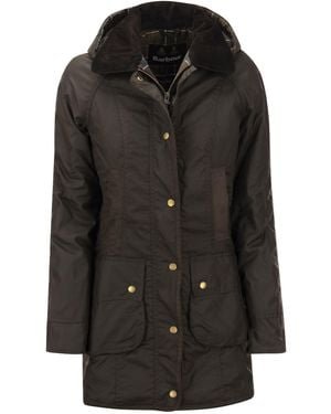 Barbour Bower Wax Jacket - Black