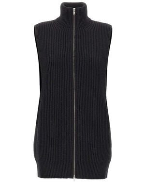 MM6 by Maison Margiela Wool Vest - Black
