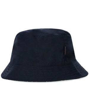 Barbour Hutton Reversible Bucket Hat - Blue