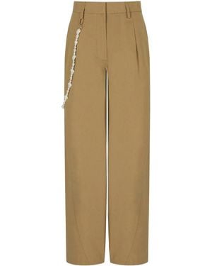 Essentiel Antwerp Jesuis Barrel Fit Trousers - Natural